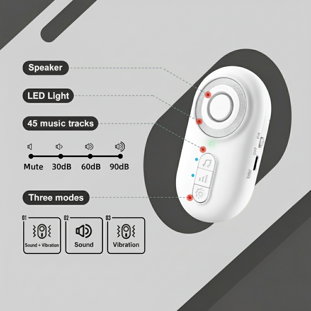 CareCircle™ Wireless Caregiver Pager System - Hear Mom from Any Room, No Monthly Fees